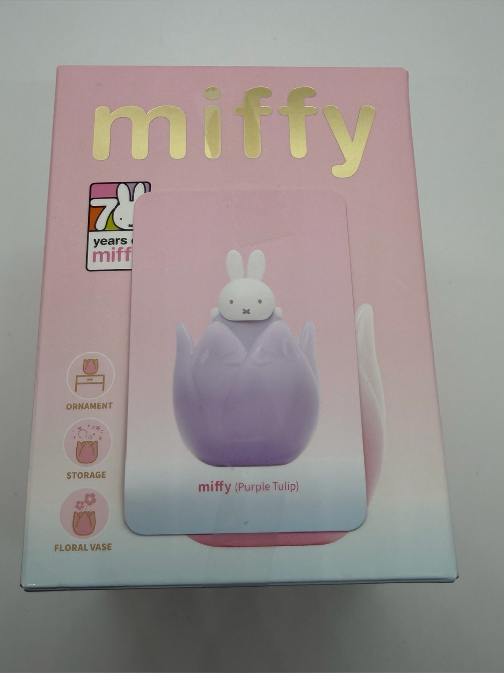 Miffy Tulip Plant Pot House Decor Confirmed Purple